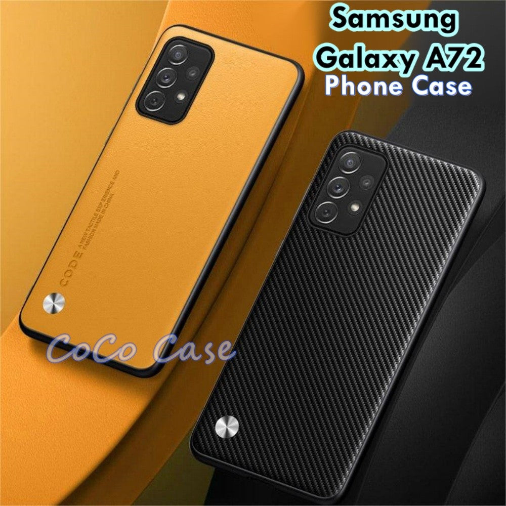 For Samsung Galaxy A72 Cover Silicone Professional Full Case Classic Simple Solid Color Phone Case Cover sweatproof