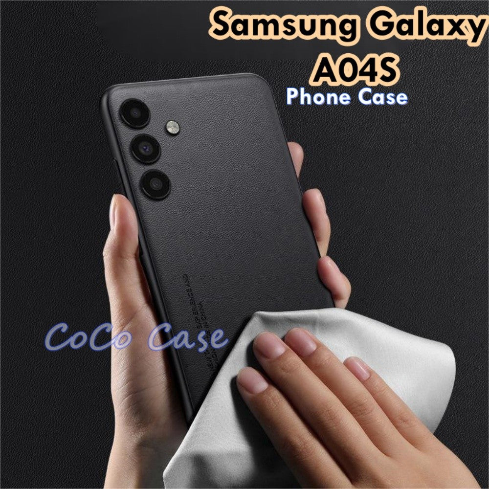 For Samsung Galaxy A04S Cover Silicone Professional Full Case Classic Simple Solid Color Phone Case Cover sweatproof