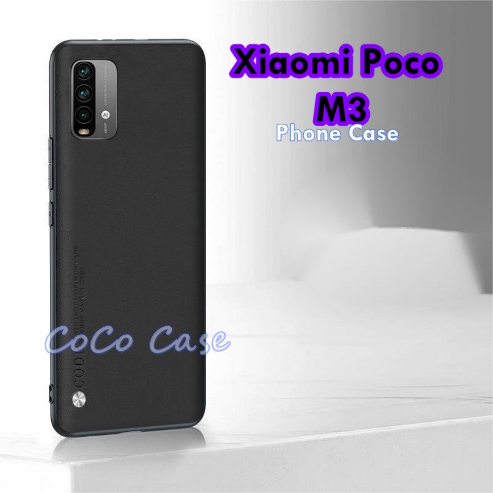 For Xiaomi Poco M3 Cover Silicone Professional Full Case Classic Simple Solid Color Phone Case Cover sweatproof