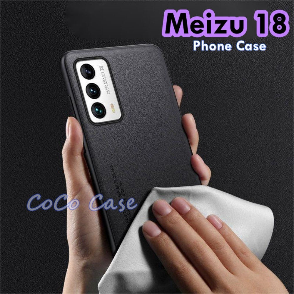 For Meizu 18 Cover Silicone Professional Full Case Classic Simple Solid Color Phone Case Cover sweatproof