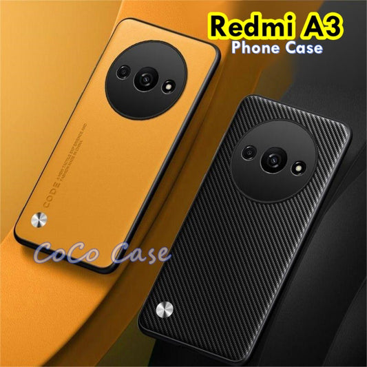 For Redmi A3 Cover Silicone Professional Full Case Classic Simple Solid Color Phone Case Cover sweatproof