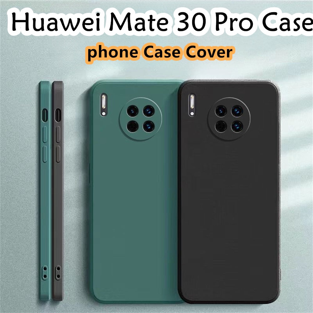 For Huawei Mate 30 Pro Cover Drop and wear resistant Silicone Full Case Classic Simple Solid Color Phone Case Cover