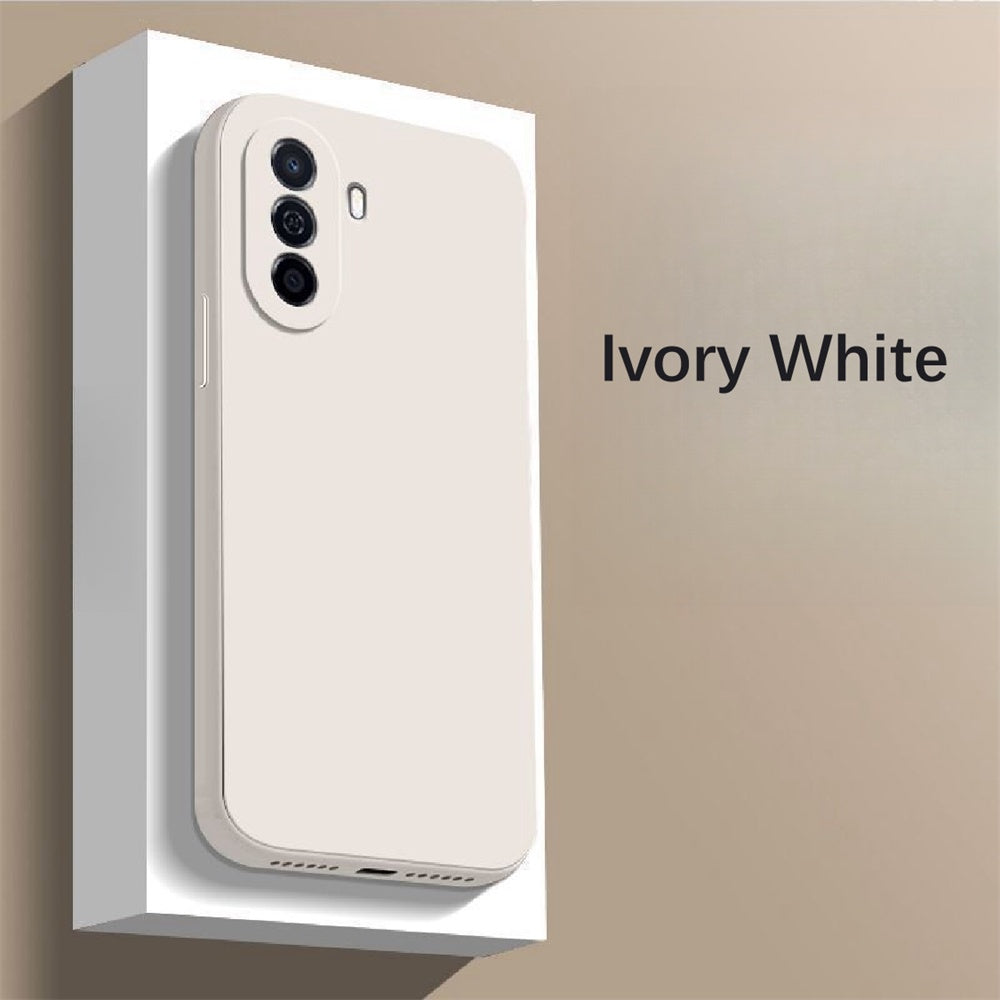 For Huawei Nova Y70 Cover Drop and wear resistant Silicone Full Case Classic Simple Solid Color Phone Case Cover