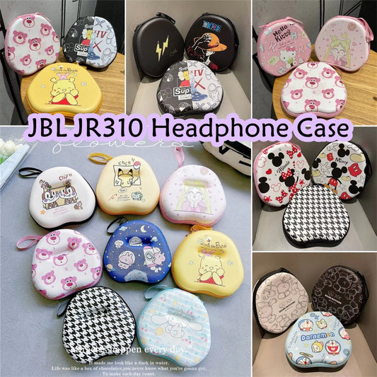 For JBL JR310 Headphone Case Cartoon Creative Patterns Headset Earpads Storage Bag Casing Box