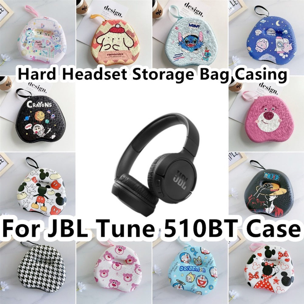 For JBL TUNE 510BT Headphone Case Cartoon Creative Patterns Headset Earpads Storage Bag Casing Box