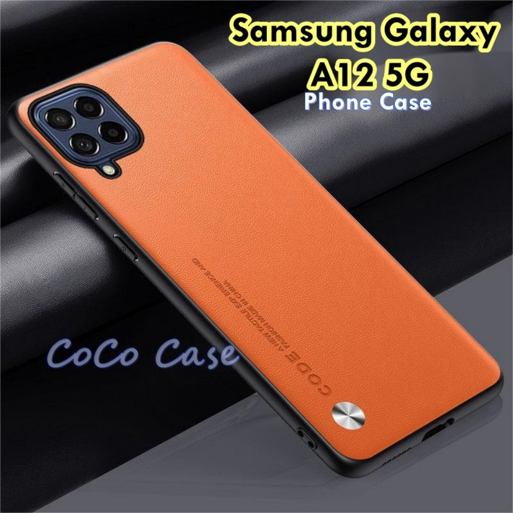 For Samsung Galaxy A12 5G Cover Silicone Professional Full Case Classic Simple Solid Color Phone Case Cover sweatproof