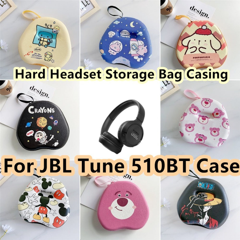 For JBL TUNE 510BT Headphone Case Cartoon Creative Patterns Headset Earpads Storage Bag Casing Box