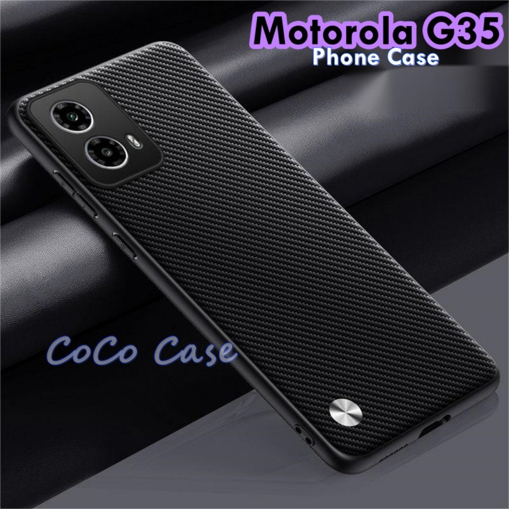 For Motorola G35 Cover Silicone Professional Full Case Classic Simple Solid Color Phone Case Cover sweatproof
