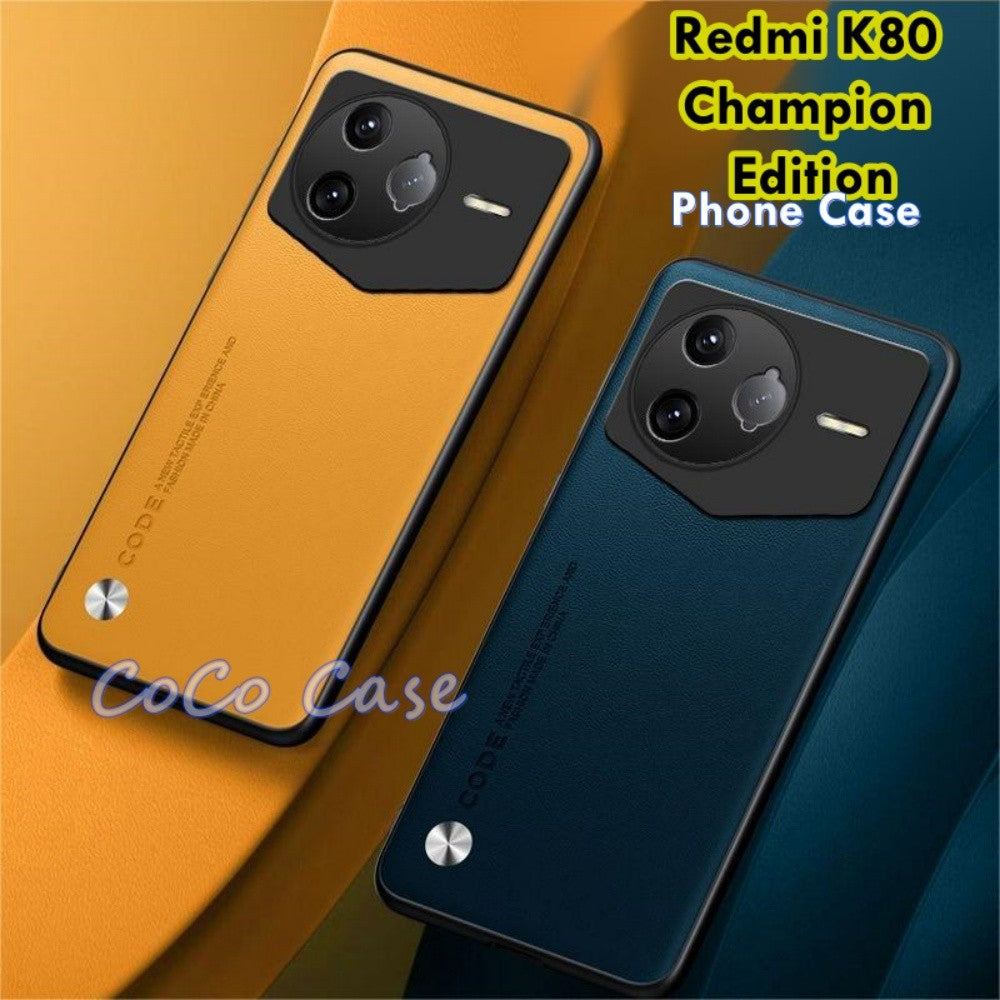 For Redmi K80 Champion Edition Cover Silicone Professional Full Case Classic Simple Solid Color Phone Case Cover sweatproof