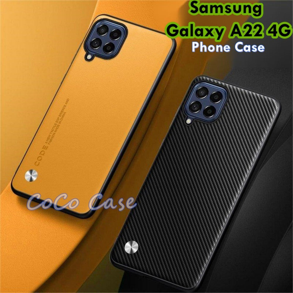 For Samsung Galaxy A22 4G Cover Silicone Professional Full Case Classic Simple Solid Color Phone Case Cover sweatproof
