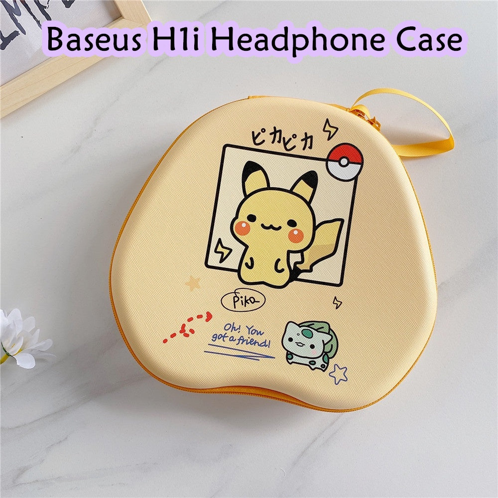 For Baseus H1i Headphone Case Cartoon Creative Patterns Headset Earpads Storage Bag Casing Box
