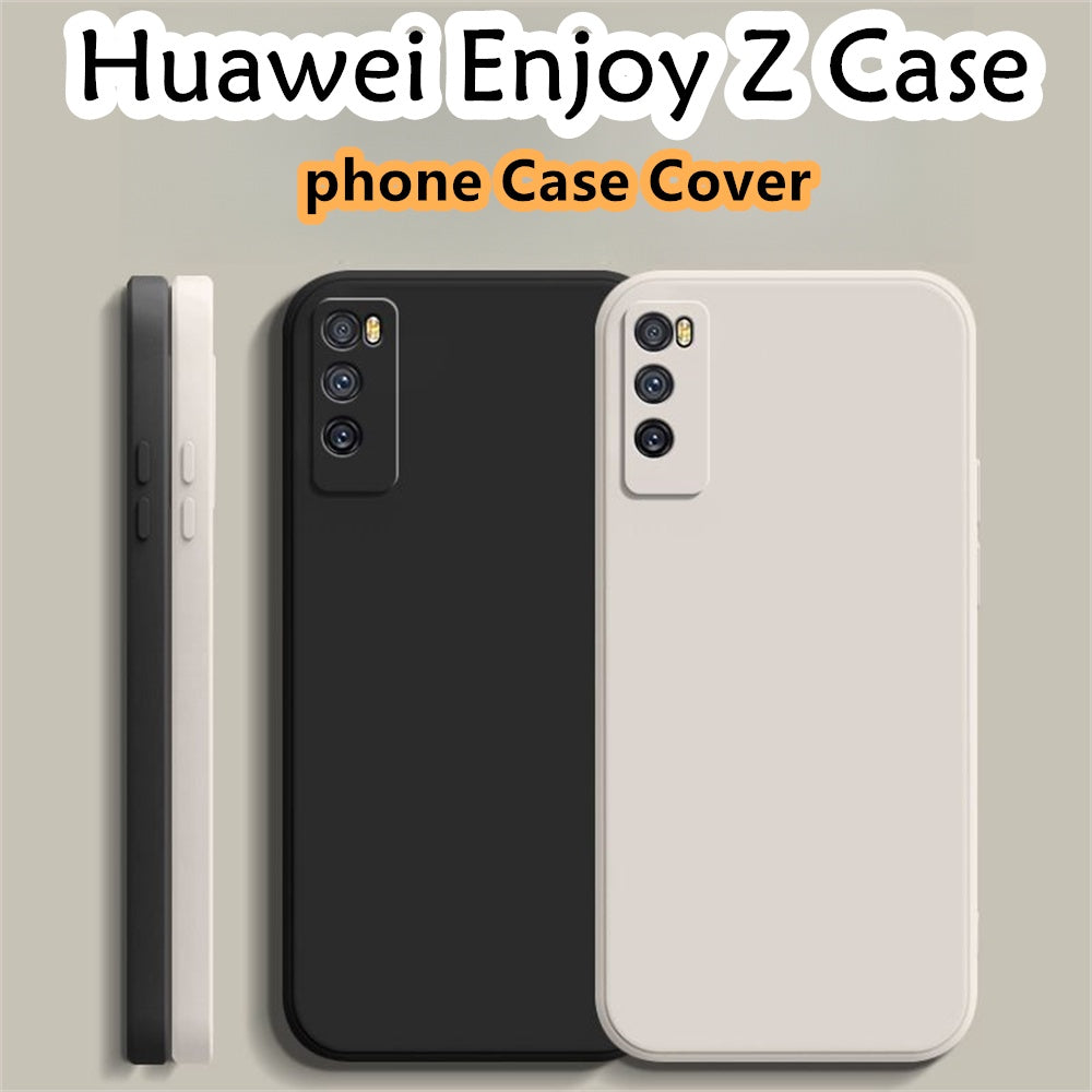 For Huawei Enjoy Z Cover Drop and wear resistant Silicone Full Case Classic Simple Solid Color Phone Case Cover