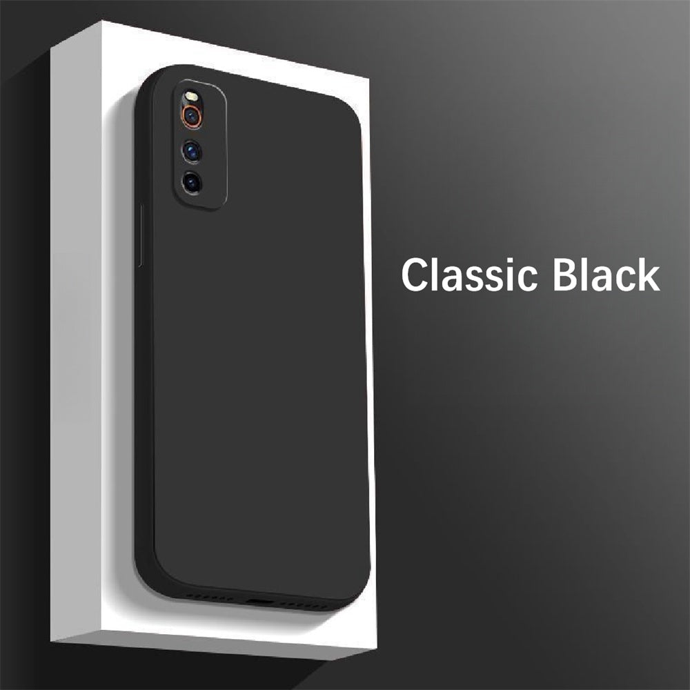 For IQOO Z1 Cover Drop and wear resistant Silicone Full Case Classic Simple Solid Color Phone Case Cover