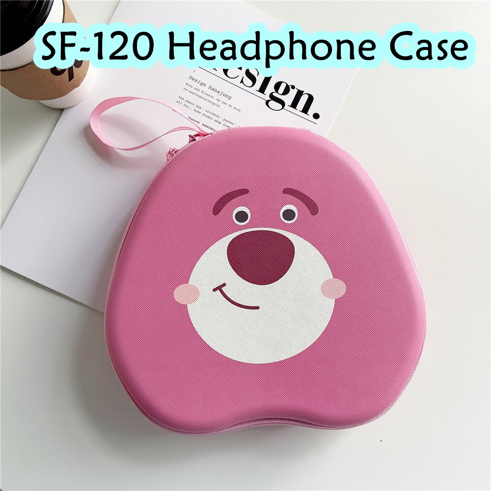 For SF-120 Headphone Case Cartoon Creative Patterns Headset Earpads Storage Bag Casing Box