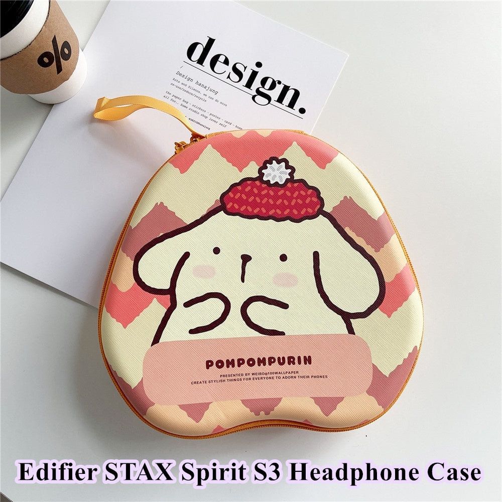 For Edifier STAX Spirit S3 Headphone Case Cartoon Creative Patterns Headset Earpads Storage Bag Casing Box