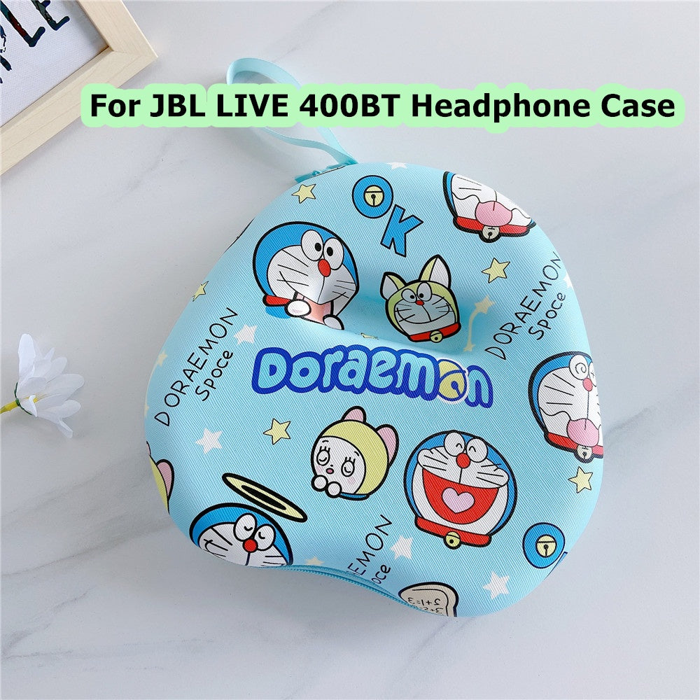 For JBL LIVE 400BT Headphone Case Cartoon Creative Patterns Headset Earpads Storage Bag Casing Box