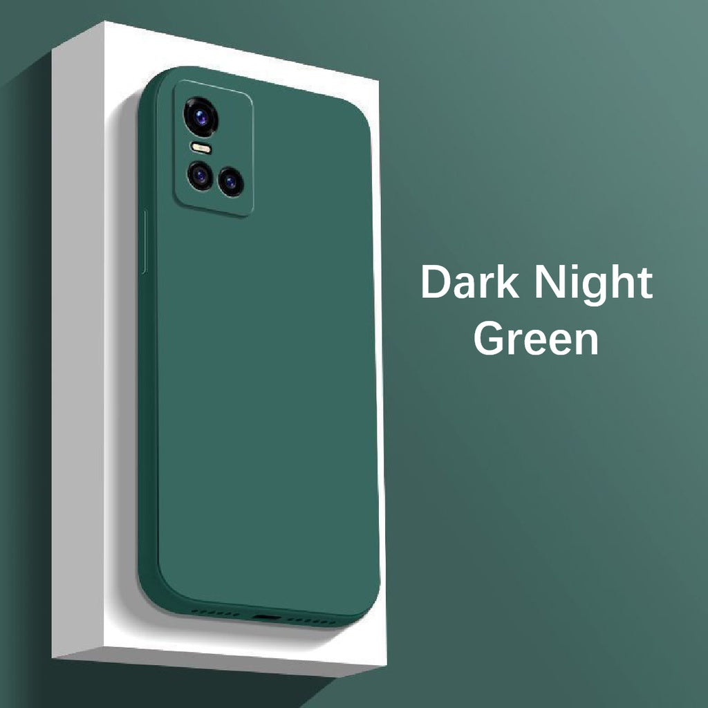 For VIVO S10 Pro Cover Drop and wear resistant Silicone Full Case Classic Simple Solid Color Phone Case Cover