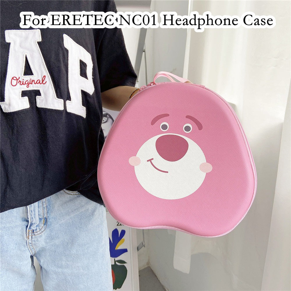For ERETEC NC01 Headphone Case Cartoon Creative Patterns Headset Earpads Storage Bag Casing Box