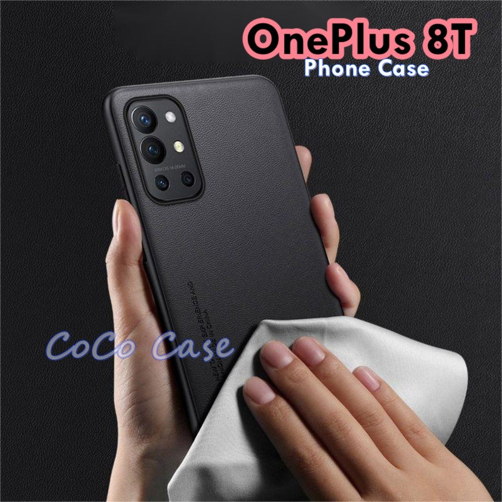 For OnePlus 8T Cover Silicone Professional Full Case Classic Simple Solid Color Phone Case Cover sweatproof