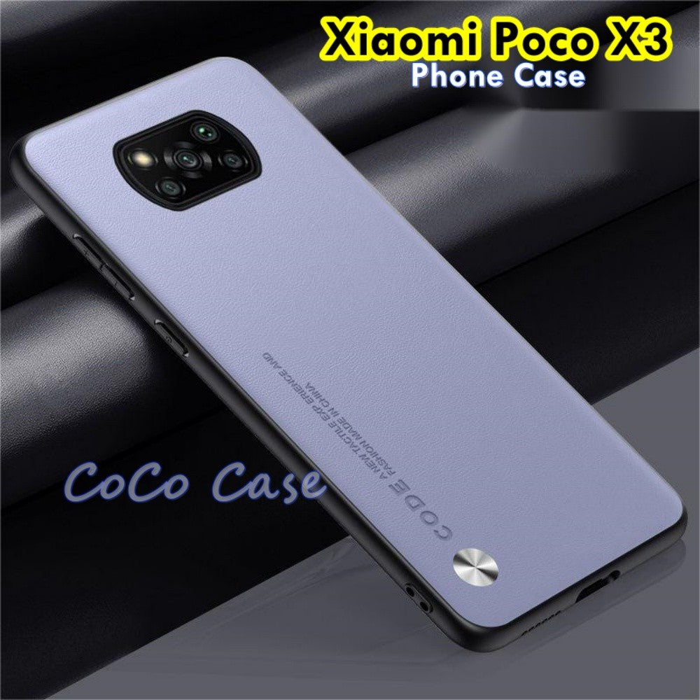 For Xiaomi Poco X3 Cover Silicone Professional Full Case Classic Simple Solid Color Phone Case Cover sweatproof