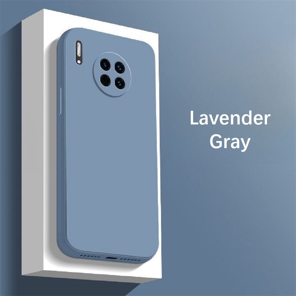 For Huawei Mate 30 Pro Cover Drop and wear resistant Silicone Full Case Classic Simple Solid Color Phone Case Cover
