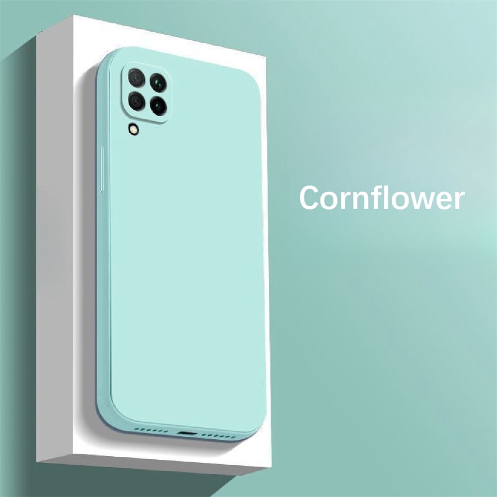For Huawei P40 Pro Cover Drop and wear resistant Silicone Full Case Classic Simple Solid Color Phone Case Cover