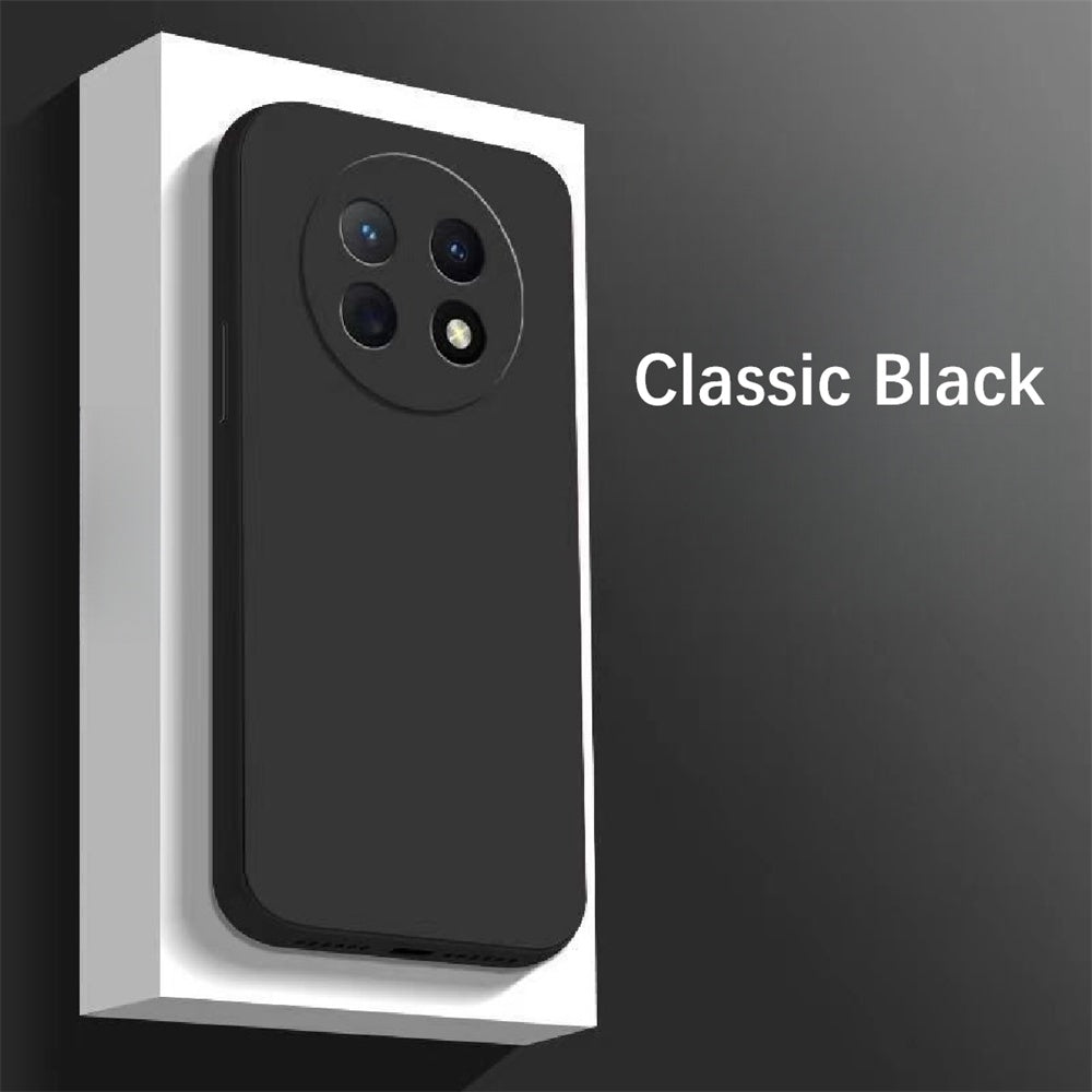 For Huawei Nova Y91 Cover Drop and wear resistant Silicone Full Case Classic Simple Solid Color Phone Case Cover