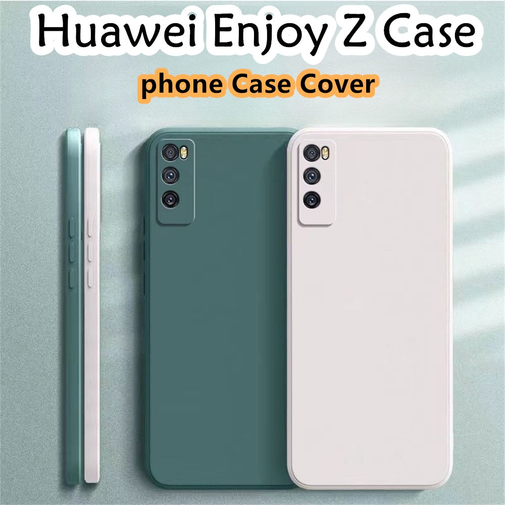 For Huawei Enjoy Z Cover Drop and wear resistant Silicone Full Case Classic Simple Solid Color Phone Case Cover