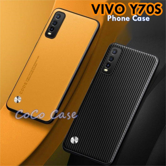 For VIVO Y70S Cover Silicone Professional Full Case Classic Simple Solid Color Phone Case Cover sweatproof