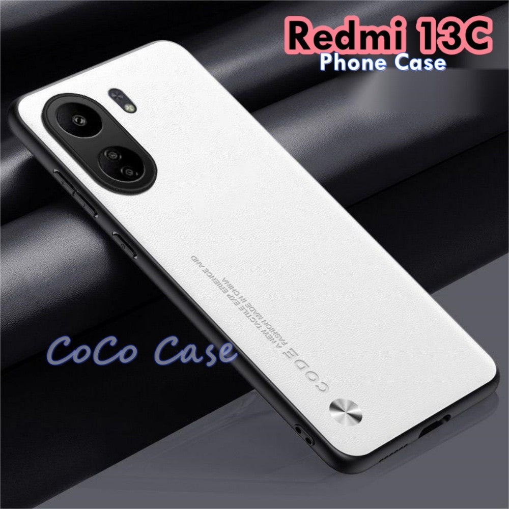 For Redmi 13C Cover Silicone Professional Full Case Classic Simple Solid Color Phone Case Cover sweatproof