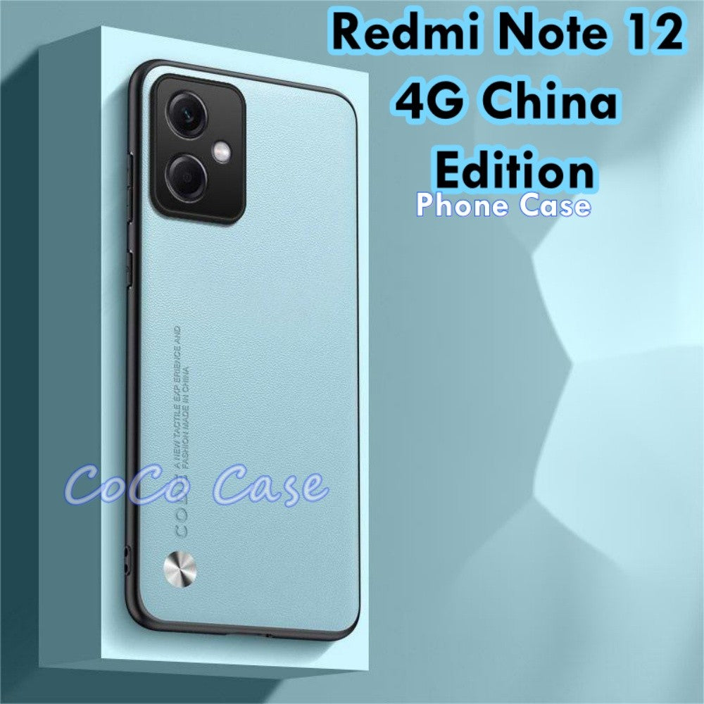For Redmi Note 12 4G China Edition Cover Silicone Professional Full Case Classic Simple Solid Color Phone Case Cover sweatproof