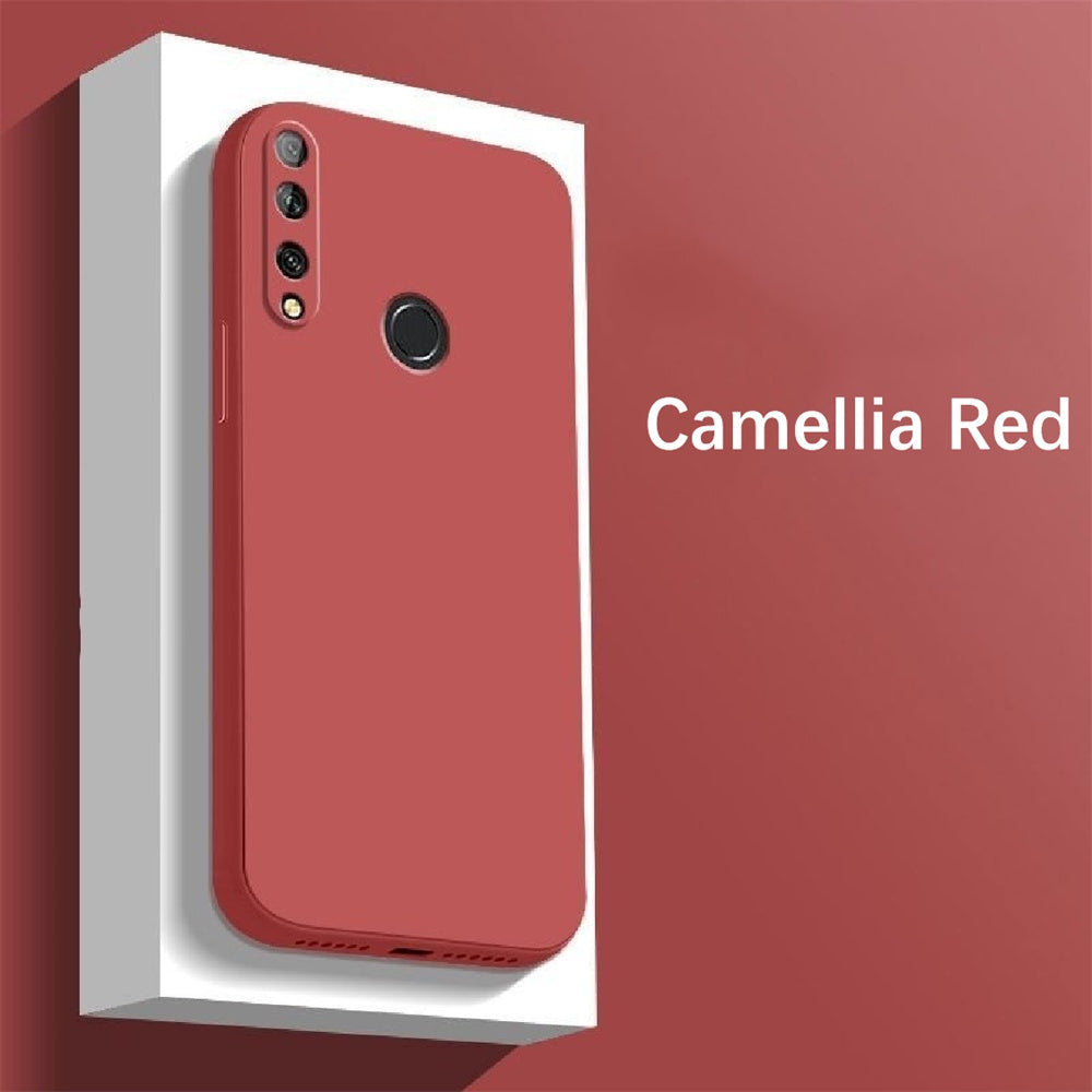 For Honor 10i Cover Drop and wear resistant Silicone Full Case Classic Simple Solid Color Phone Case Cover