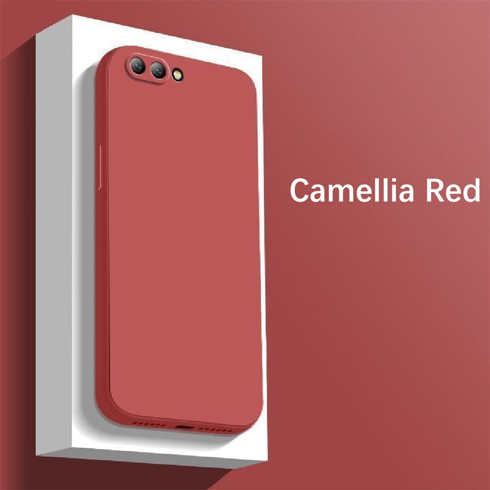 For Honor 10 Cover Drop and wear resistant Silicone Full Case Classic Simple Solid Color Phone Case Cover