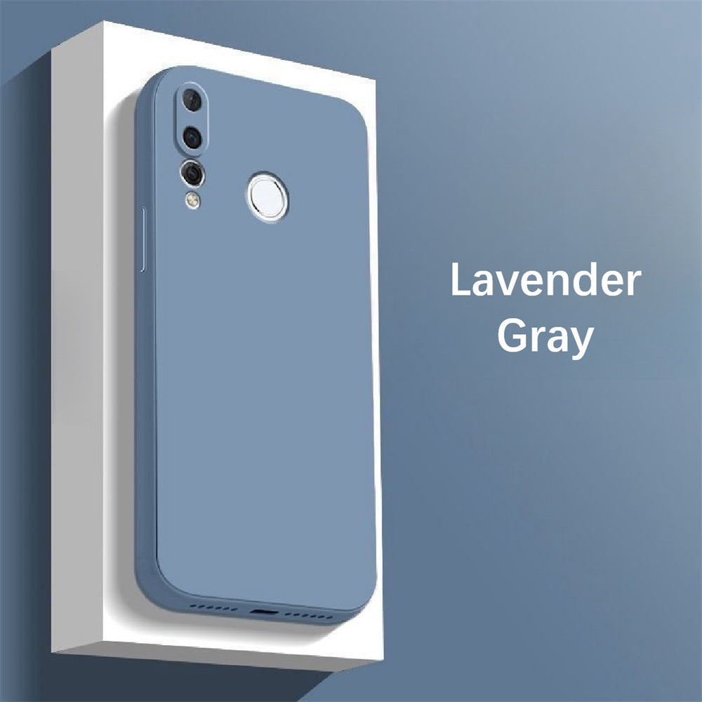 For Huawei Y7P 2020 Cover Drop and wear resistant Silicone Full Case Classic Simple Solid Color Phone Case Cover