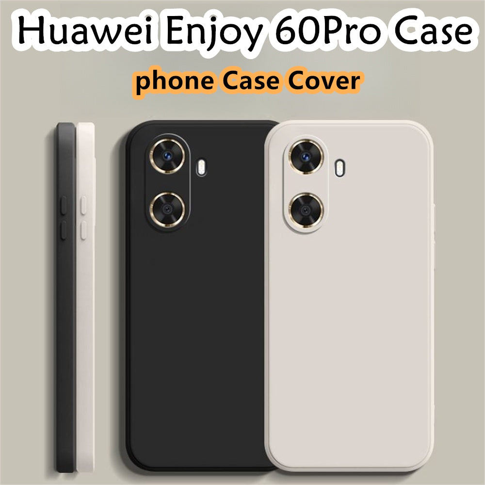 For Huawei Enjoy 60 Pro Cover Drop and wear resistant Silicone Full Case Classic Simple Solid Color Phone Case Cover
