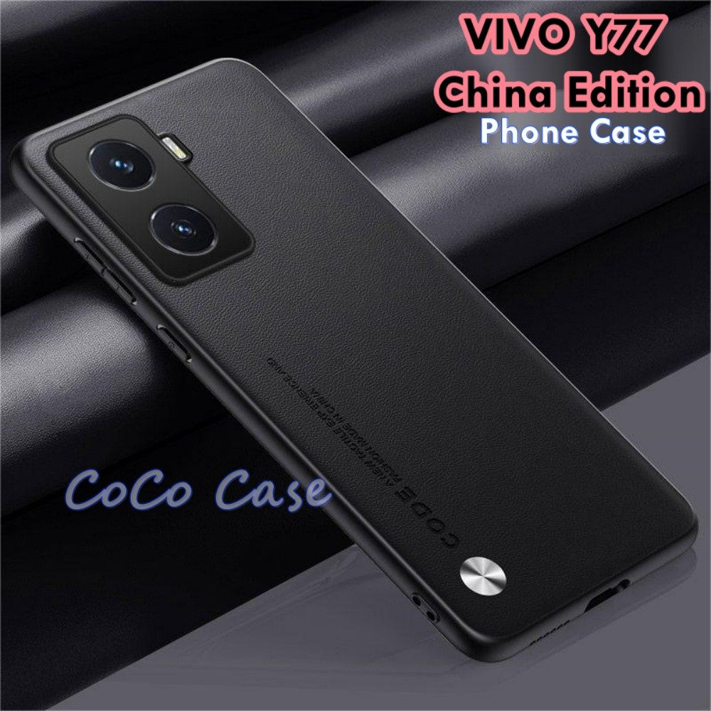 For VIVO Y77 China Edition Cover Silicone Professional Full Case Classic Simple Solid Color Phone Case Cover sweatproof