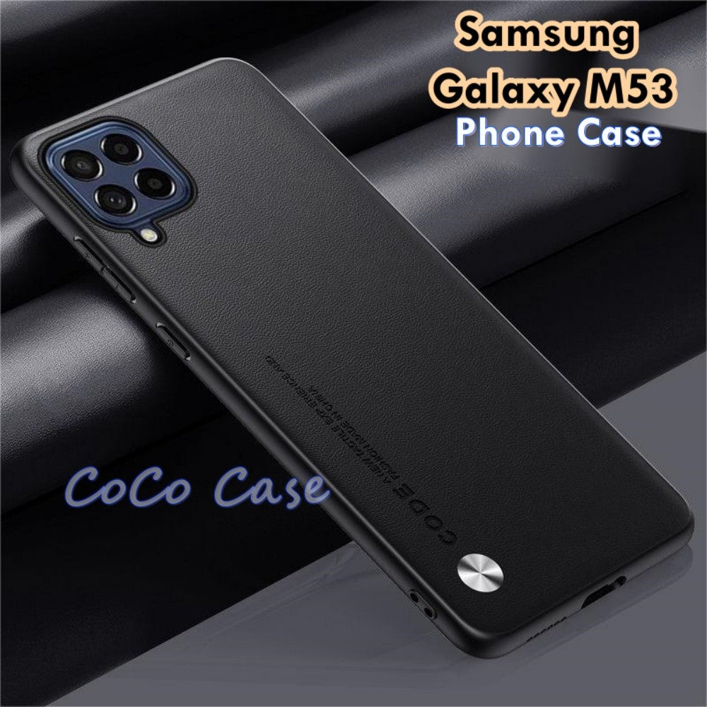 For Samsung Galaxy M53 Cover Silicone Professional Full Case Classic Simple Solid Color Phone Case Cover sweatproof