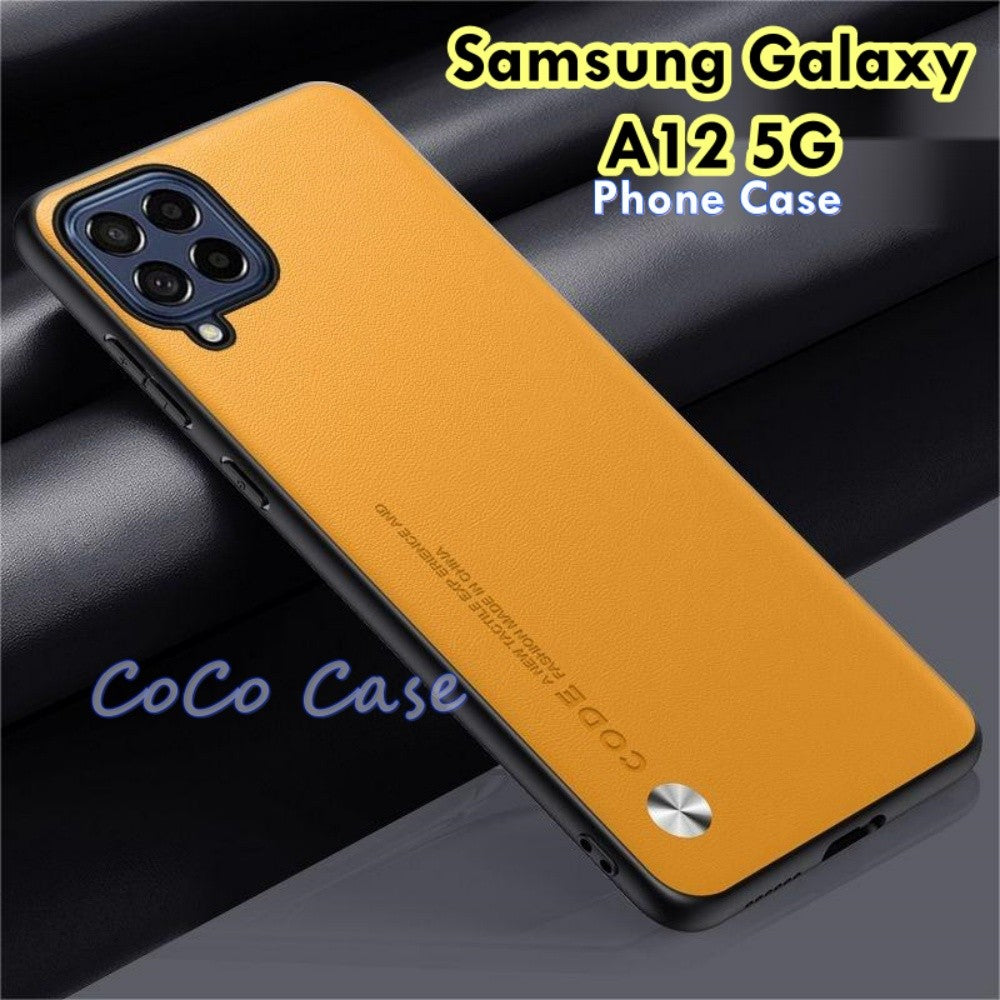 For Samsung Galaxy A12 5G Cover Silicone Professional Full Case Classic Simple Solid Color Phone Case Cover sweatproof