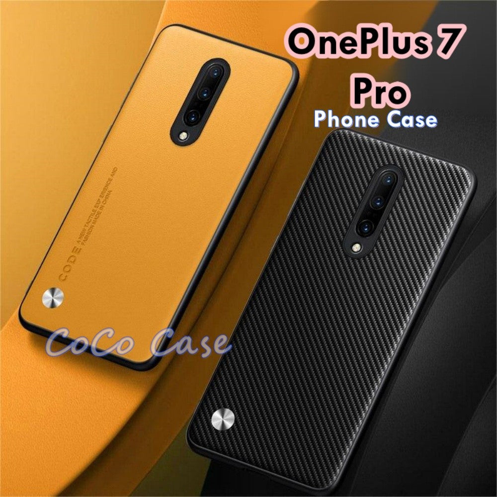 For OnePlus 7 Pro Cover Silicone Professional Full Case Classic Simple Solid Color Phone Case Cover sweatproof