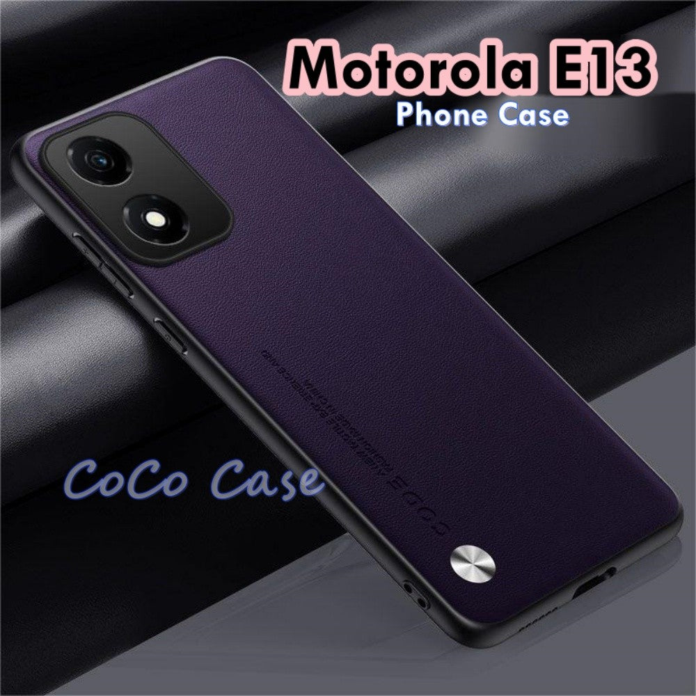 For Motorola E13 Cover Silicone Professional Full Case Classic Simple Solid Color Phone Case Cover sweatproof