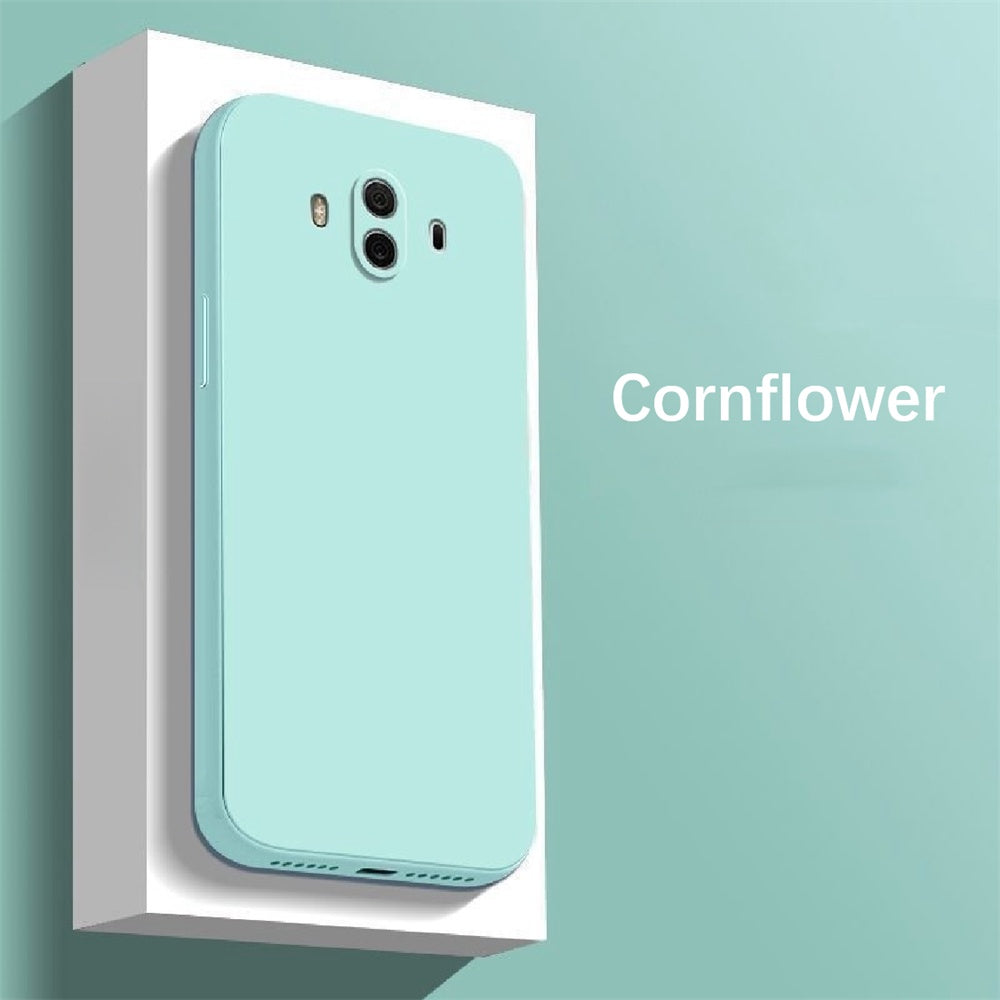 For Huawei Mate 10 Cover Drop and wear resistant Silicone Full Case Classic Simple Solid Color Phone Case Cover