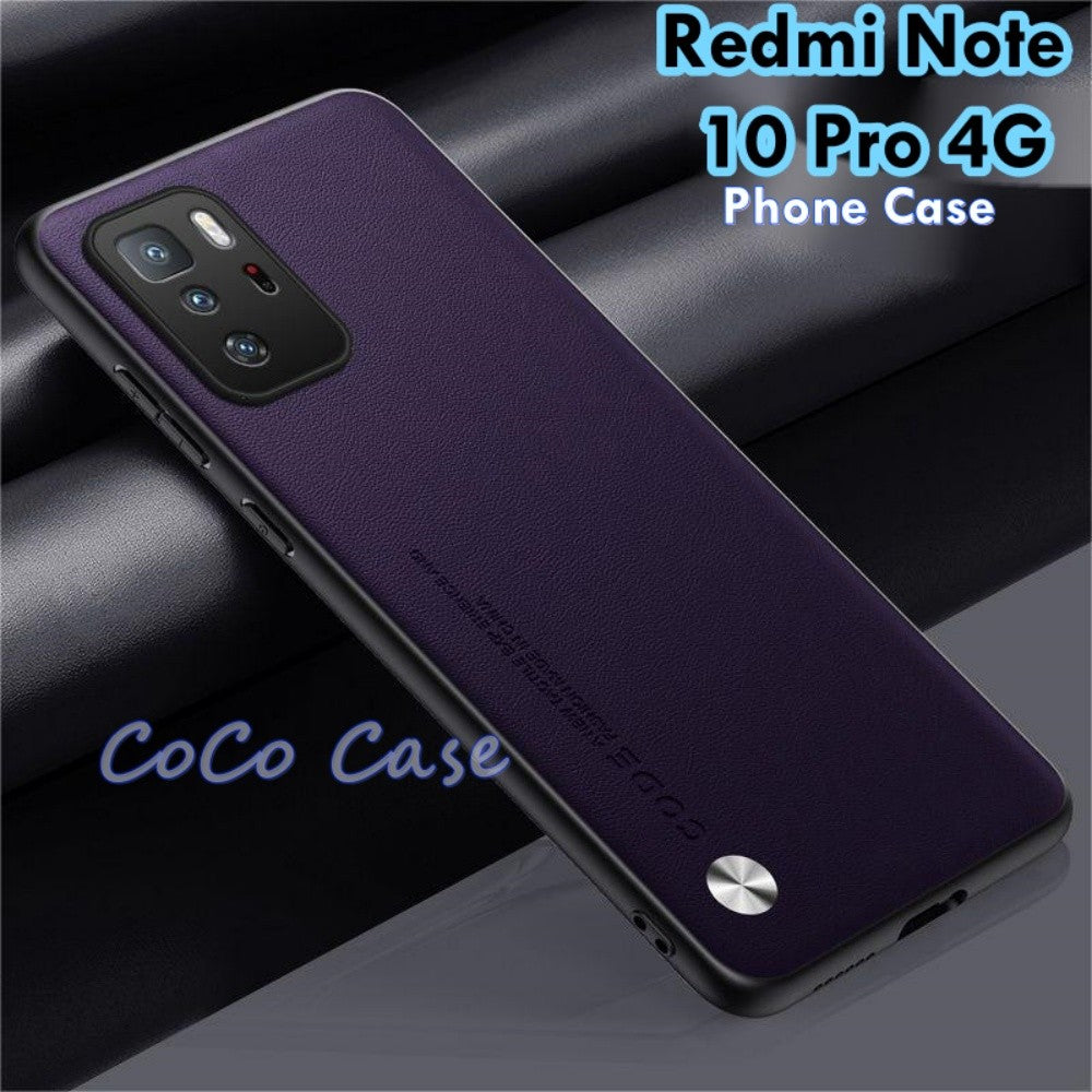 For Redmi Note 10 Pro 4G Cover Silicone Professional Full Case Classic Simple Solid Color Phone Case Cover sweatproof