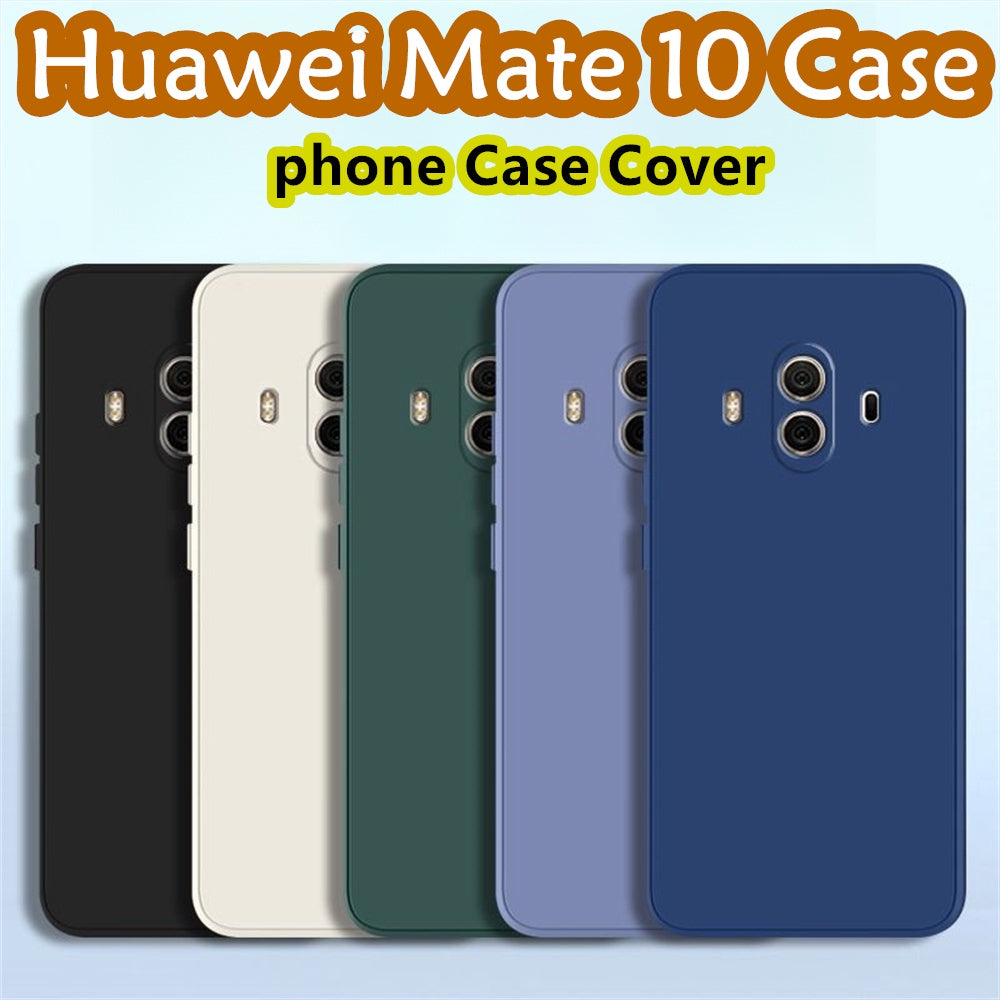 For Huawei Mate 10 Cover Drop and wear resistant Silicone Full Case Classic Simple Solid Color Phone Case Cover