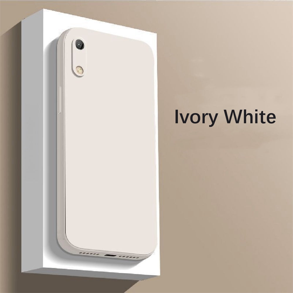 For Huawei Y6 Pro 2019 Cover Drop and wear resistant Silicone Full Case Classic Simple Solid Color Phone Case Cover