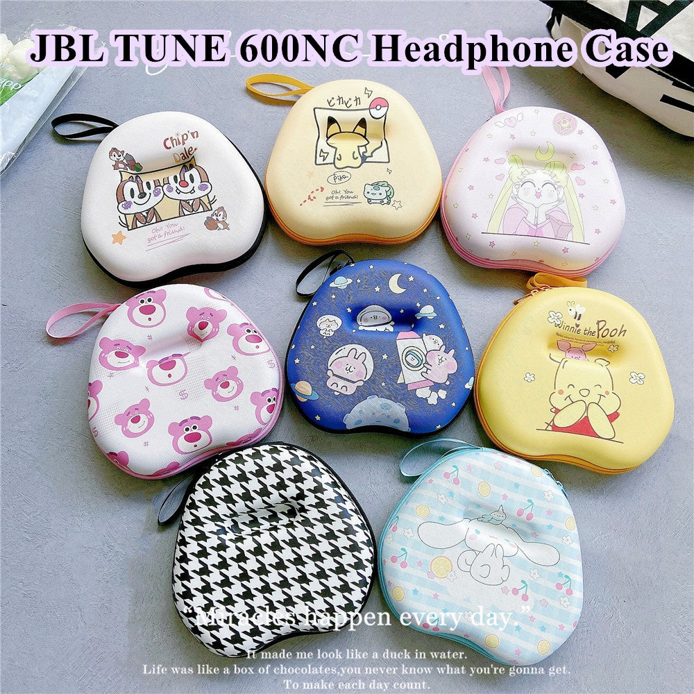 For JBL TUNE 600NC Headphone Case Cartoon Creative Patterns Headset Earpads Storage Bag Casing Box