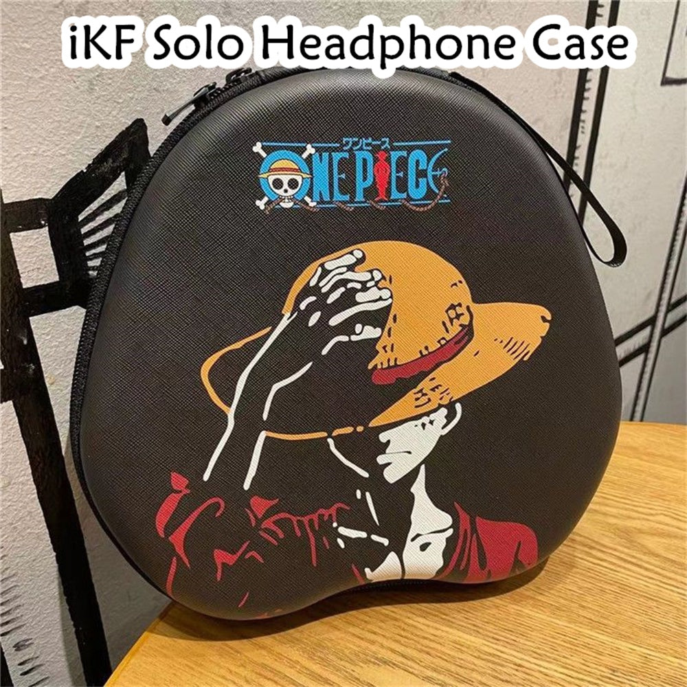 For iKF Solo Headphone Case Cartoon Creative Patterns Headset Earpads Storage Bag Casing Box
