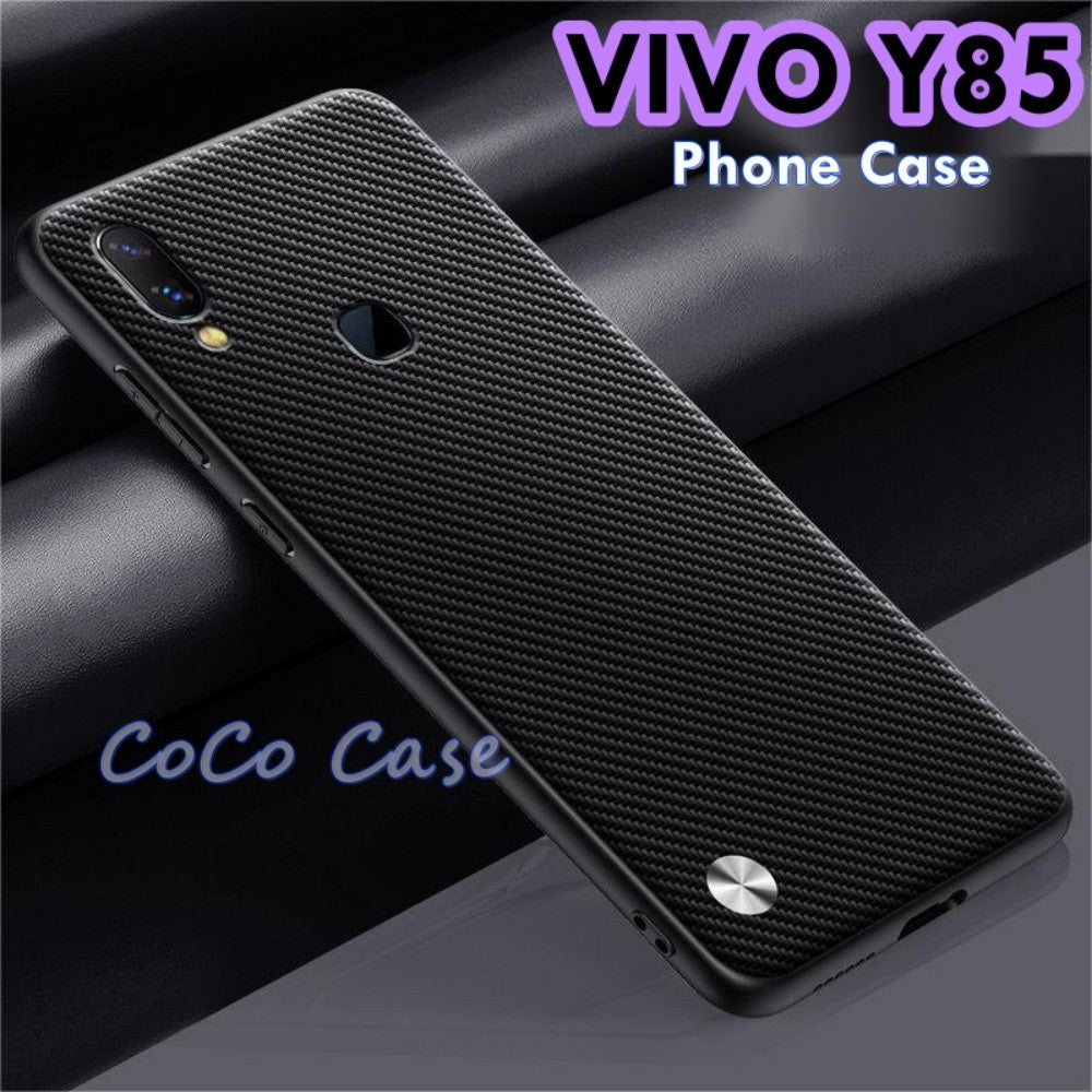 For VIVO Y85 Cover Silicone Professional Full Case Classic Simple Solid Color Phone Case Cover sweatproof