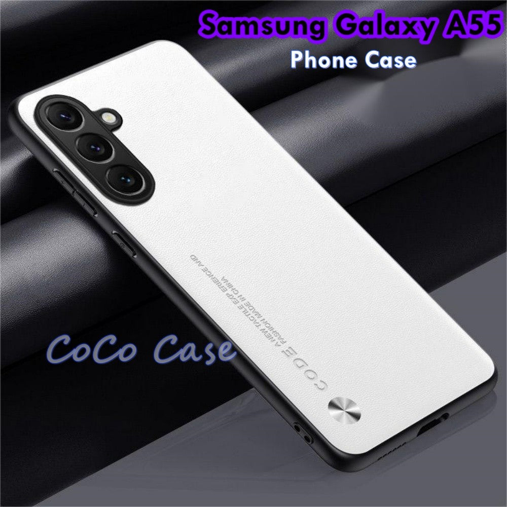 For Samsung Galaxy A55 Cover Silicone Professional Full Case Classic Simple Solid Color Phone Case Cover sweatproof