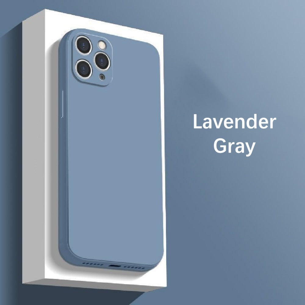 For IPhone 14 Pro Max Cover Drop and wear resistant Silicone Full Case Classic Simple Solid Color Phone Case Cover