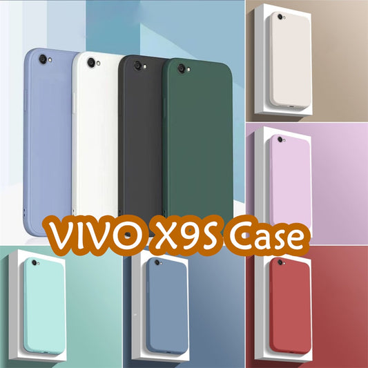 For VIVO X9S Cover Drop and wear resistant Silicone Full Case Classic Simple Solid Color Phone Case Cover